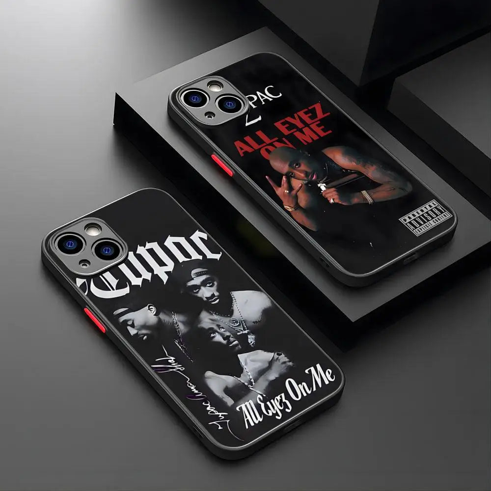 Coque de téléphone à l'effigie du rappeur 2Pac