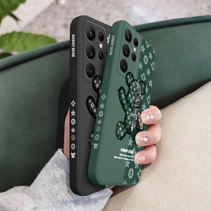 Coque de téléphone Ours mécanique pour Samsung