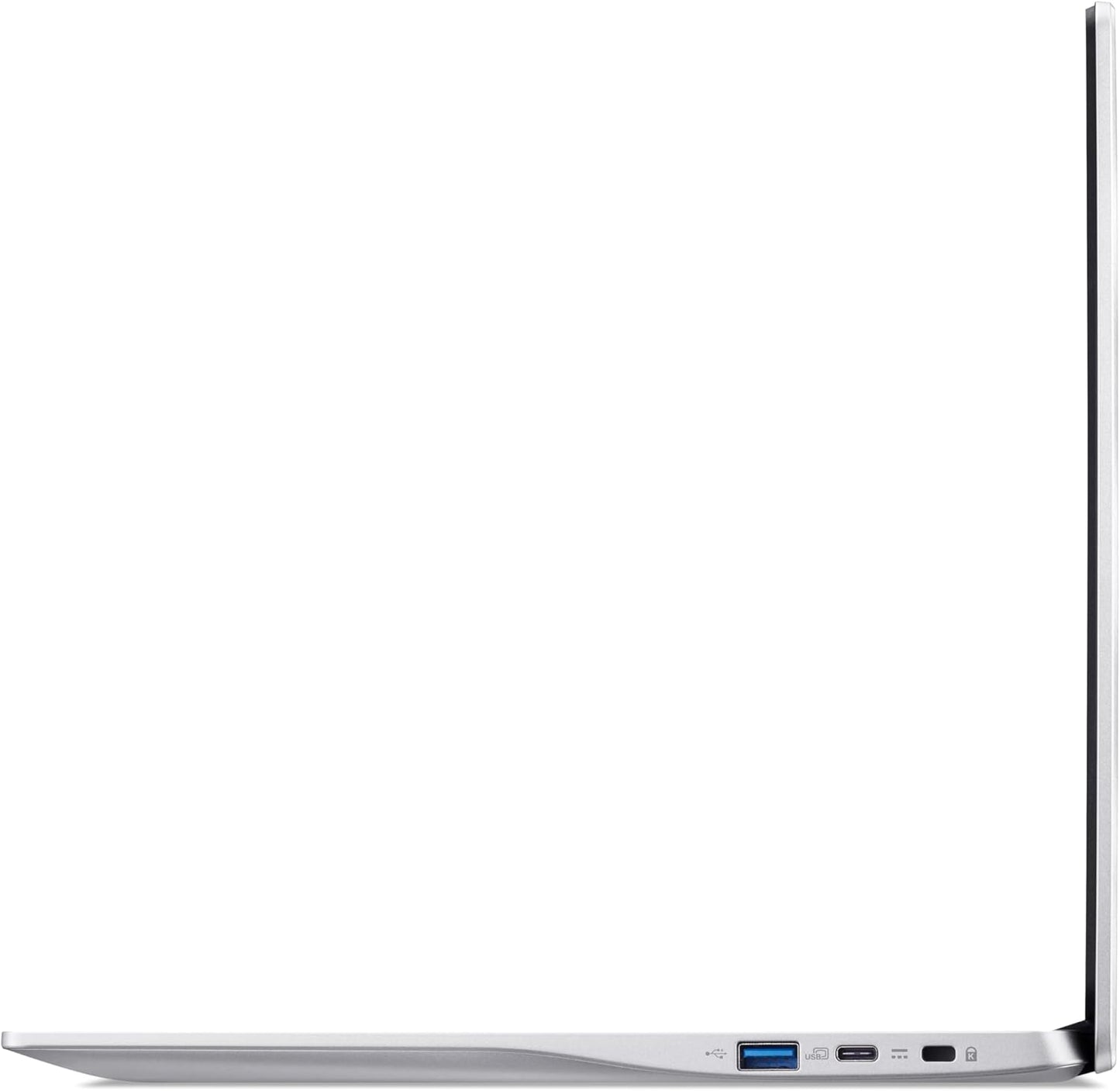 Chromebook 315 CB315-4H-C7R0, Ordinateur Portable 15,6'' Full HD, PC Portable (Intel Celeron N4500, RAM 4Go, 128Go Emmc, Intel UHD Graphics, Chromeos), Laptop Gris, Clavier AZERTY (Français)