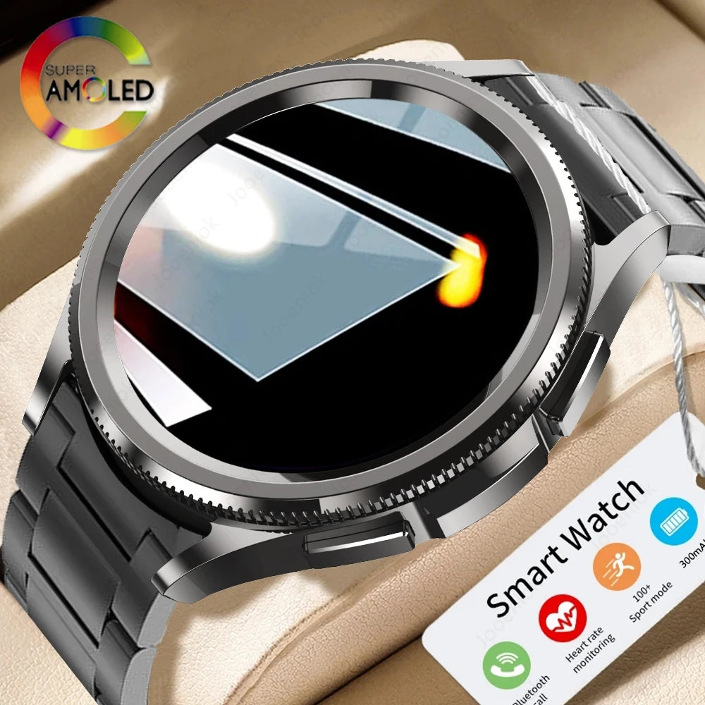 Montre connectée 2025 compatible Android et iOS.
