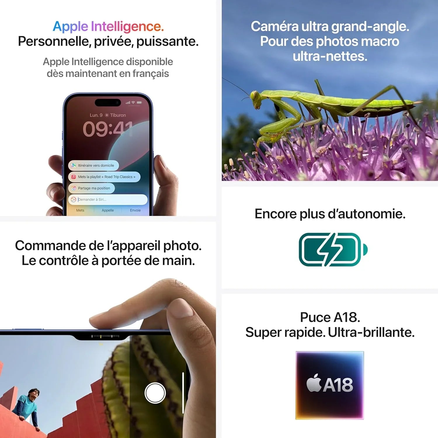 Iphone 16 (128 Go) - Noir