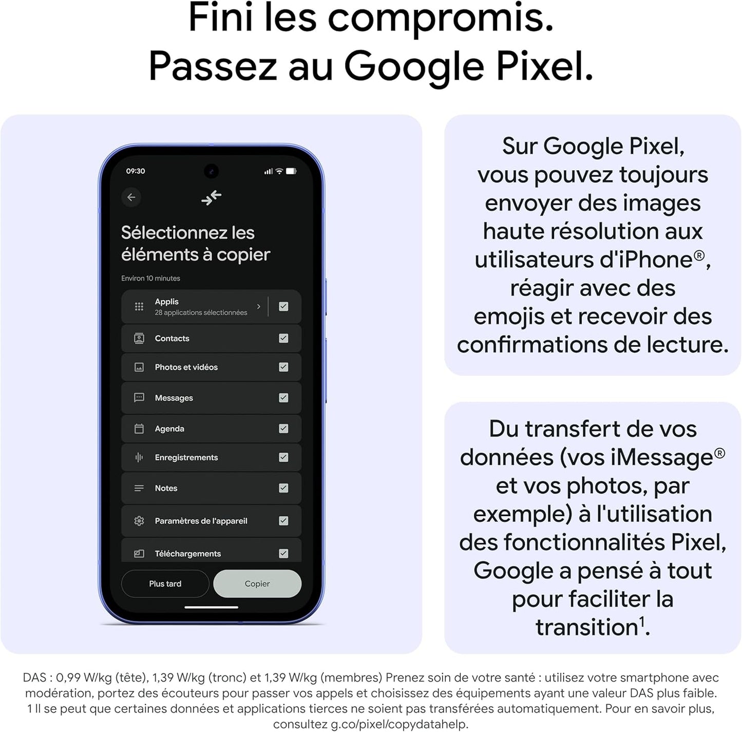 Pixel 10A – Sept Ans De Mises À Jour Et De Nouvelles Fonctionnalités, plus De 30 Heures D'Autonomie, Coach Photo, Gemini Live, Sécurité Pixel – Noir Volcanique, 128GB