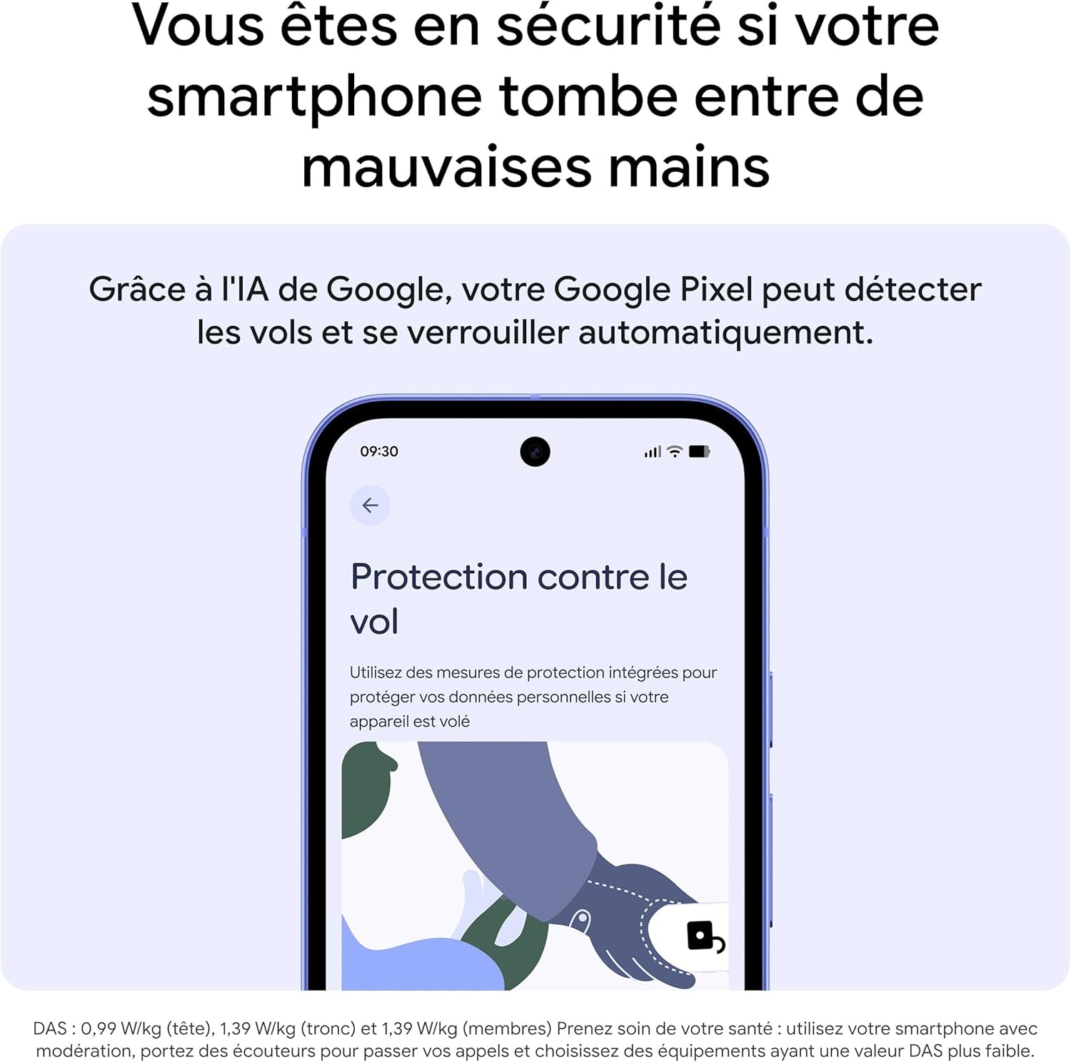 Pixel 10A – Sept Ans De Mises À Jour Et De Nouvelles Fonctionnalités, plus De 30 Heures D'Autonomie, Coach Photo, Gemini Live, Sécurité Pixel – Noir Volcanique, 128GB