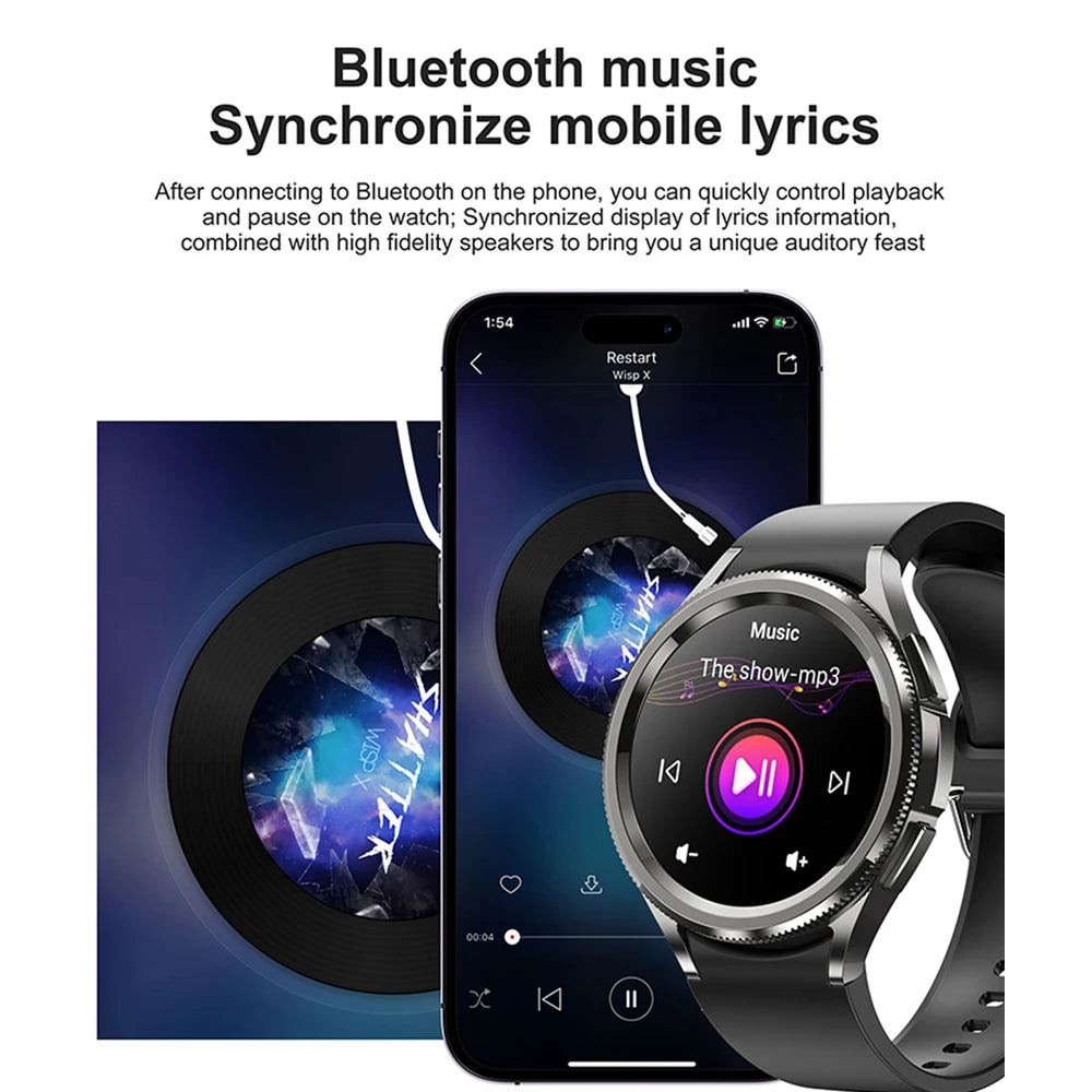 Montre connectée 2025 compatible Android et iOS.
