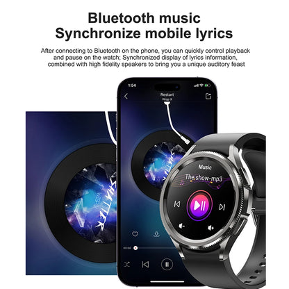 Montre connectée 2025 compatible Android et iOS.