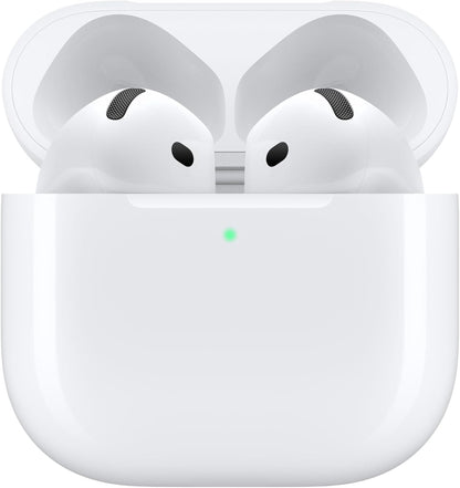 Airpods 4 Écouteurs Sans Fil, Casques Et Écouteurs Bluetooth, Audio Spatial Personnalisé, Résistance À La Transpiration Et L’Eau, Boîtier De Charge USB-C, Puce H2, Jusqu’À 24 Heures D’Autonomie