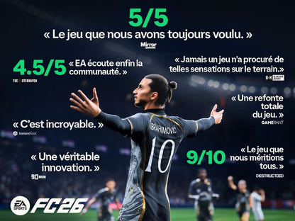 EA SPORTS FC 26 Standard Edition XBOX Series X / XBOX One | Disque | Jeu Vidéo | Français
