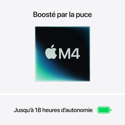 Macbook Air 13 Pouces Ordinateur Portable Avec Puce M4 : Conçu Pour  Intelligence, Écran Liquid Retina De 13,6 Pouces, Mémoire Unifiée De 16 Go, Stockage SSD De 256 Go, Touch ID ; Minuit