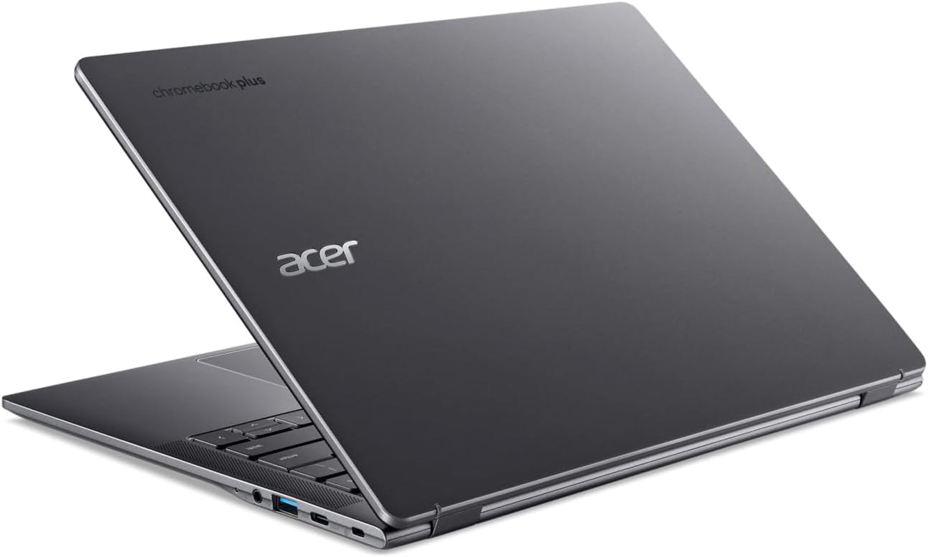 Chromebook plus 514 I PC Portable 14" LCD| Intel Core 3 N355 | 8 Go RAM | 128 Go Emmc | Chromeos I Clavier FR AZERTY I Gris I CB514-6H-35T7
