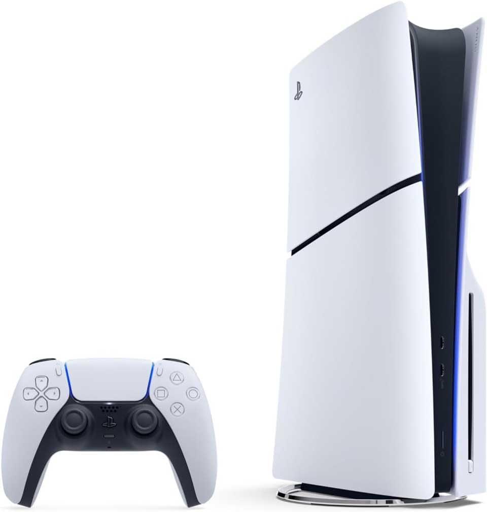 Découvrez la PlayStation 5 Édition Standard : Console Ultra-Rapide avec Lecteur Blu-Ray 4K et Manette DualSense Haptique - Plongez dans l'Aventure en Couleur Blanche!