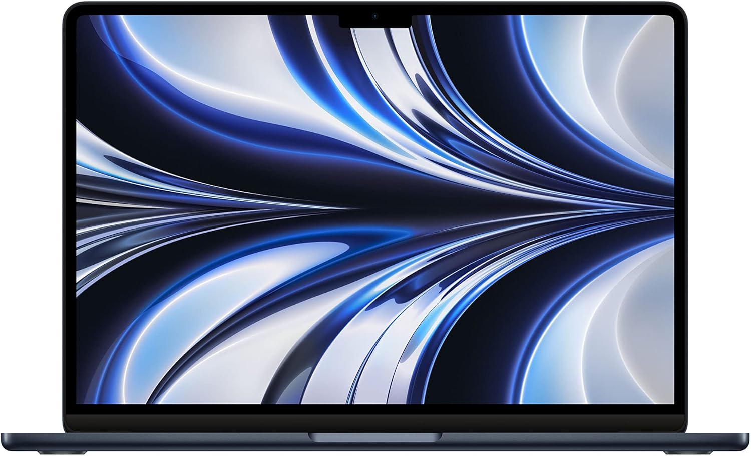 Macbook Air Portable Avec Puce M2 : Écran Liquid Retina De 13,6 Pouces, 16 Go De RAM, 256 Go De Stockage SSD, Clavier Rétroéclairé, Caméra Facetime HD 1080P ; Minuit