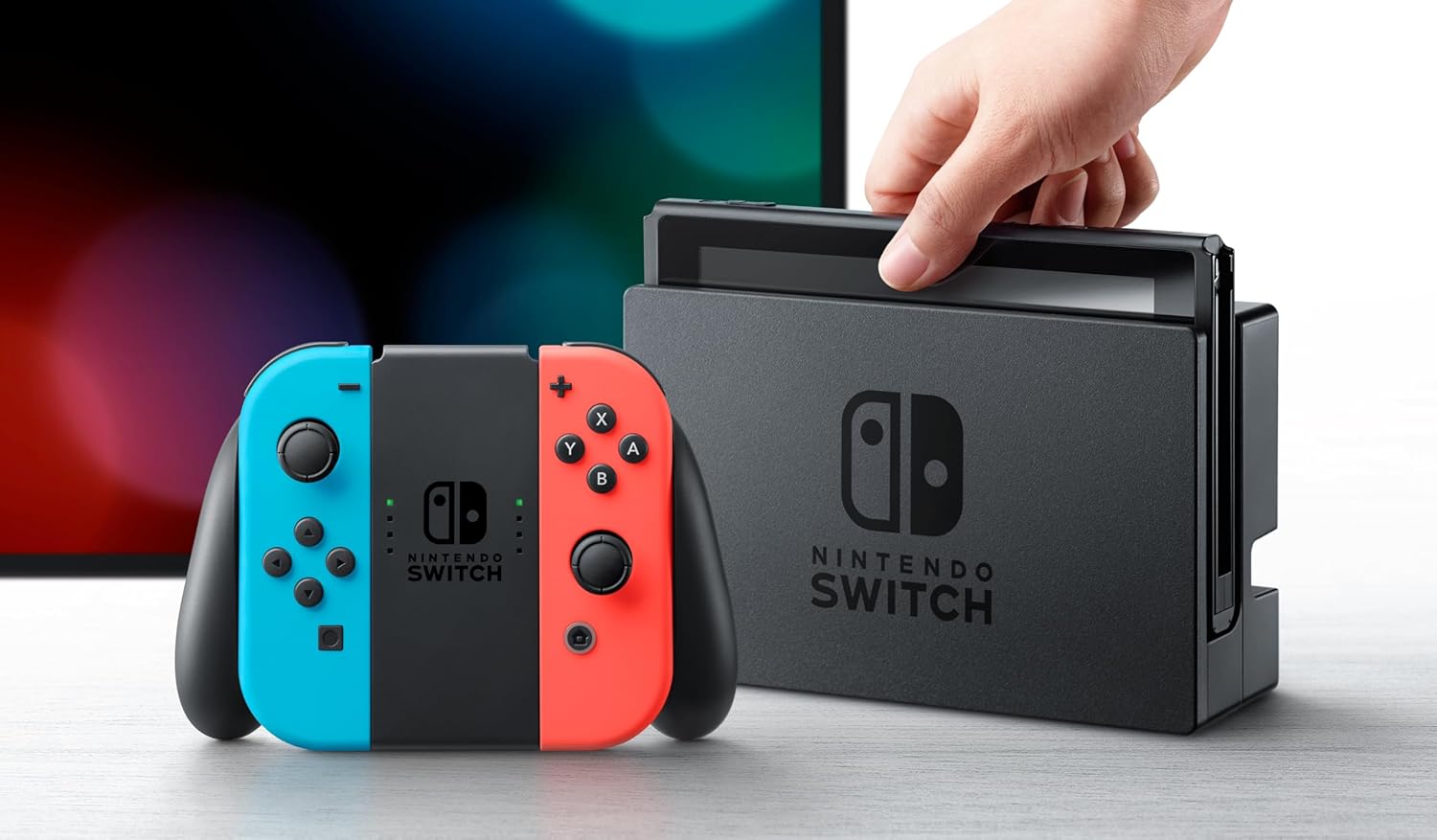 Console Nintendo Switch avec Joy-Con Neon Bleu et Rouge - L'expérience de jeu ultime