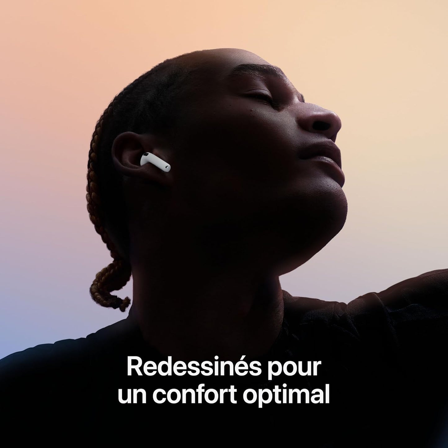 Airpods 4 Écouteurs Sans Fil, Casques Et Écouteurs Bluetooth, Audio Spatial Personnalisé, Résistance À La Transpiration Et L’Eau, Boîtier De Charge USB-C, Puce H2, Jusqu’À 24 Heures D’Autonomie