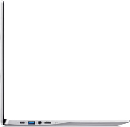 Chromebook 315 CB315-4H-C7R0, Ordinateur Portable 15,6'' Full HD, PC Portable (Intel Celeron N4500, RAM 4Go, 128Go Emmc, Intel UHD Graphics, Chromeos), Laptop Gris, Clavier AZERTY (Français)