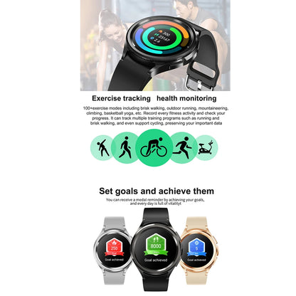 Montre connectée 2025 compatible Android et iOS.