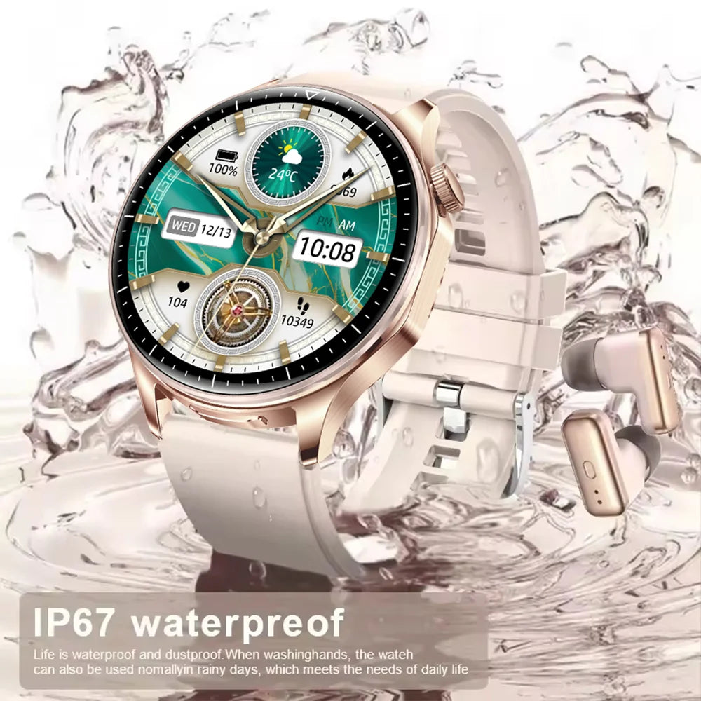 Montre connectée 2-en-1 avec écouteurs TWS intégrés (2026)