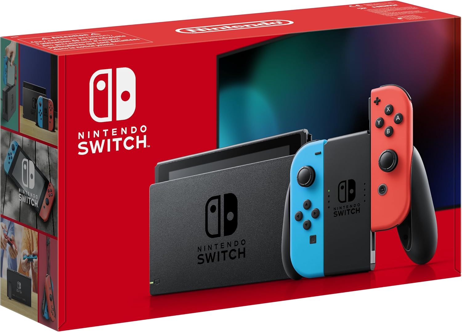Console Nintendo Switch avec Joy-Con Neon Bleu et Rouge 