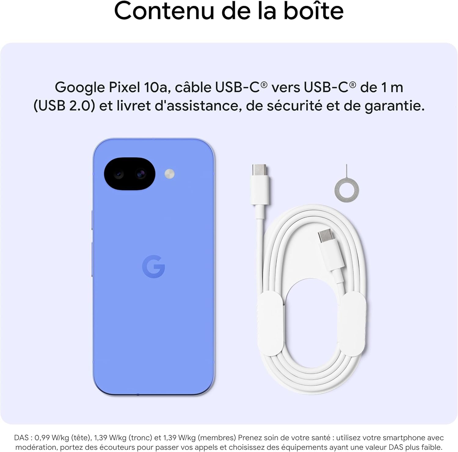 Pixel 10A – Sept Ans De Mises À Jour Et De Nouvelles Fonctionnalités, plus De 30 Heures D'Autonomie, Coach Photo, Gemini Live, Sécurité Pixel – Noir Volcanique, 128GB