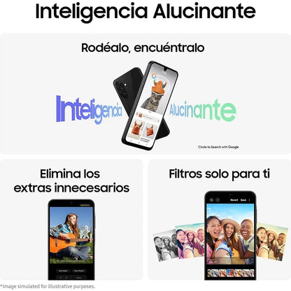 Téléphones Google Pixel montrant recherche intelligente, suppression d'éléments et filtres photo personnalisés