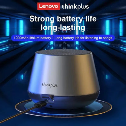 Haut-parleur portable Lenovo thinkplus avec batterie lithium 1200mAh, longue autonomie