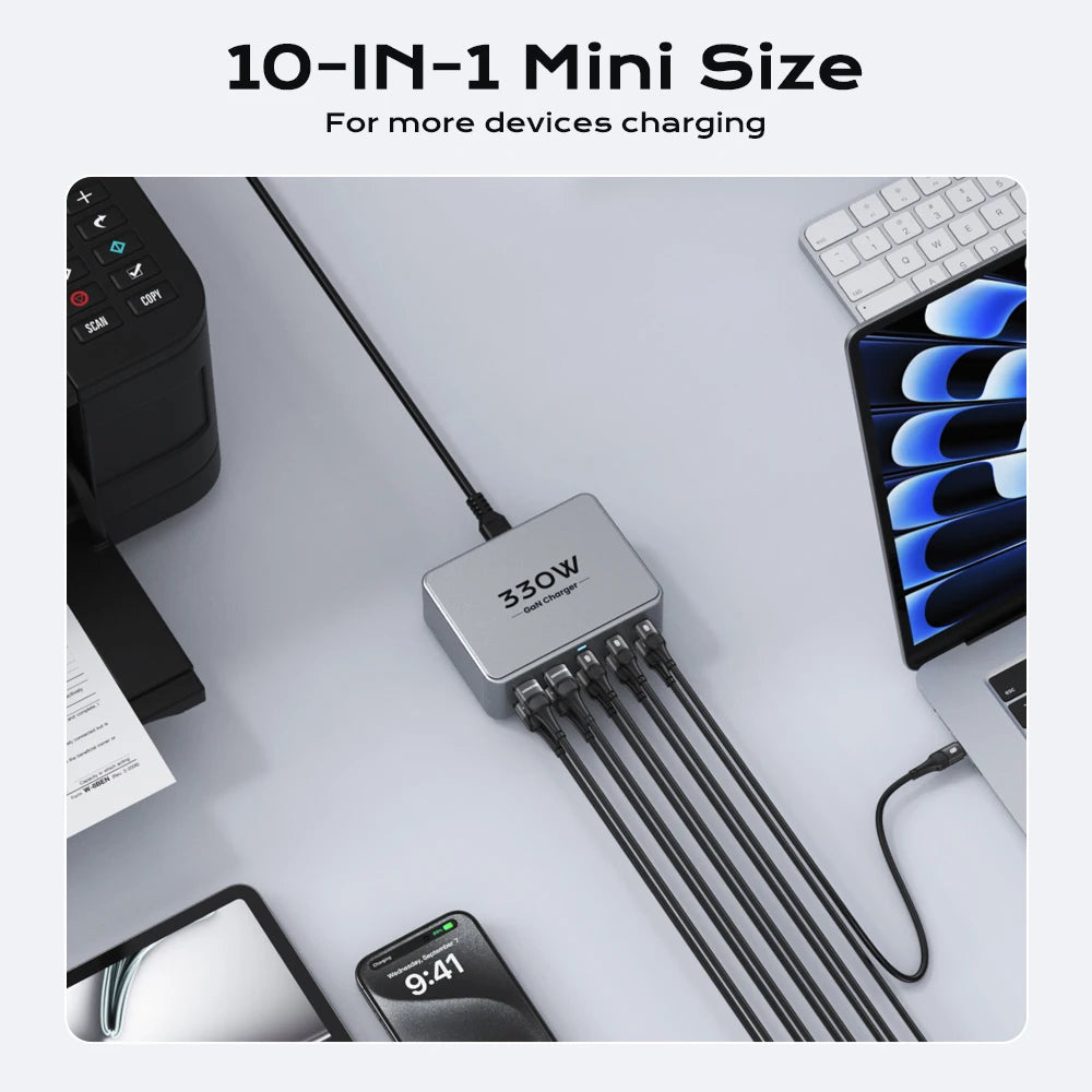 Station de charge rapide multiport