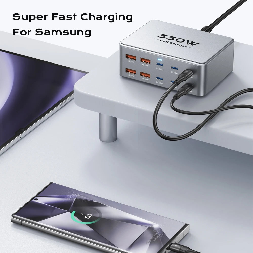 Station de charge rapide multiport