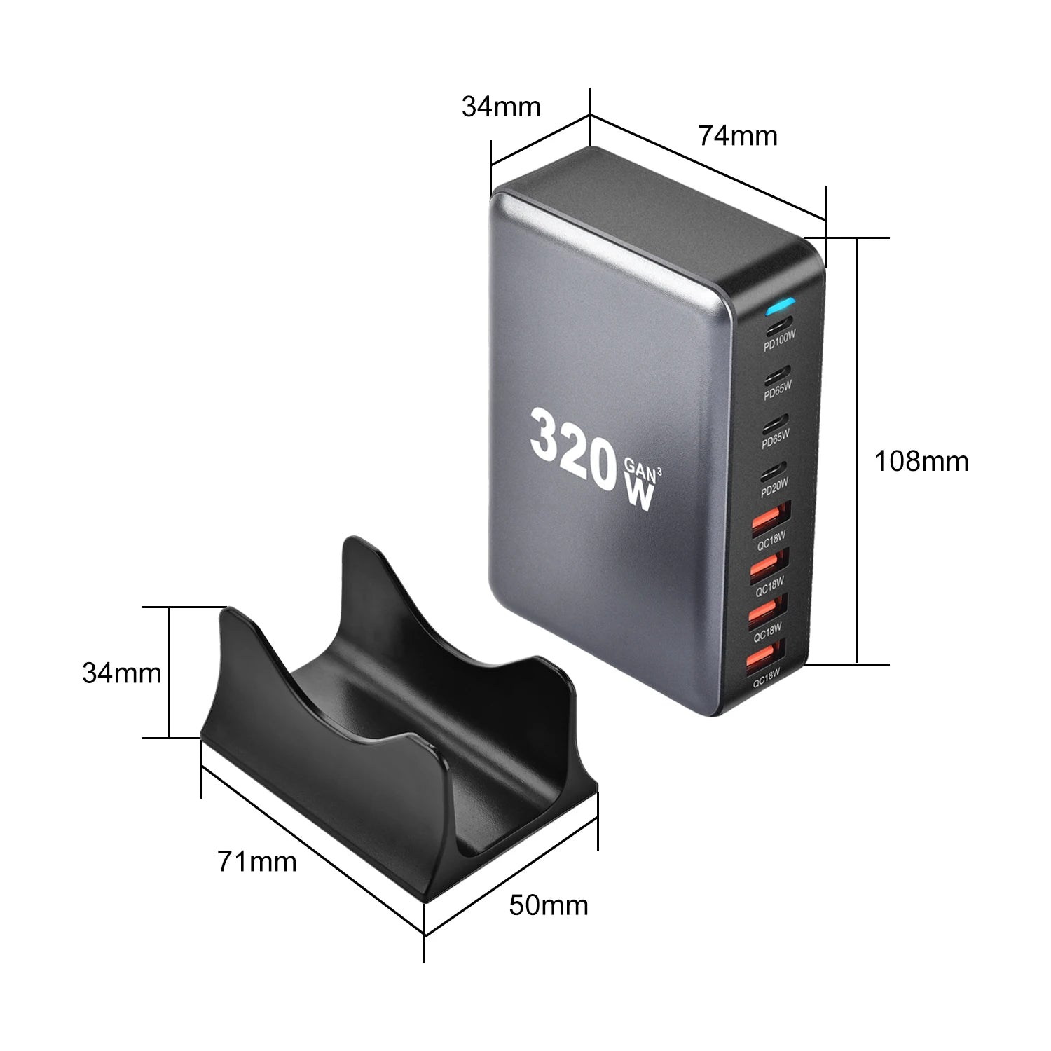 Chargeur rapide de bureau