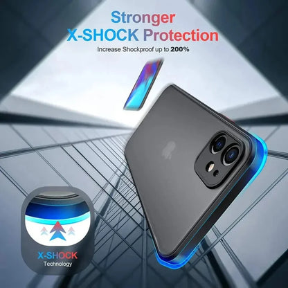 Coque mate antichoc pour iPhone