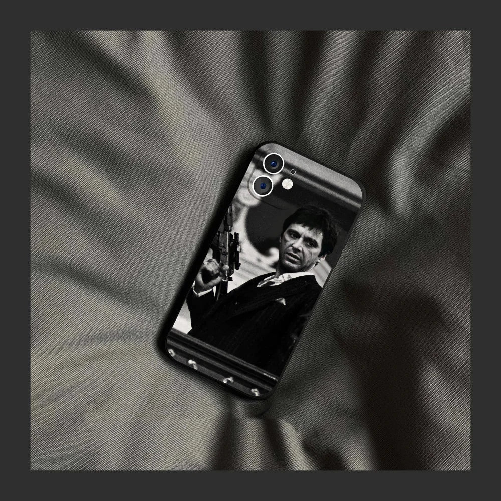 Coque de téléphone T-Tony M-Montana S-Scarface pour iPhone