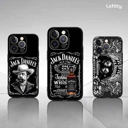 Coque de téléphone rétro classique J-Jack Daniels pour iPhone