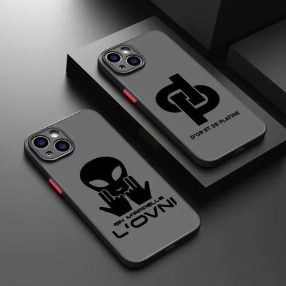 Coque de téléphone JuL pour iPhone - Finition translucide givrée