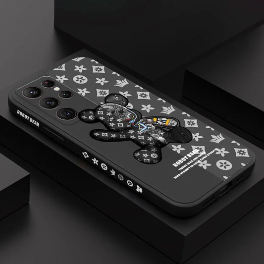 Coque de téléphone Ours mécanique pour Samsung