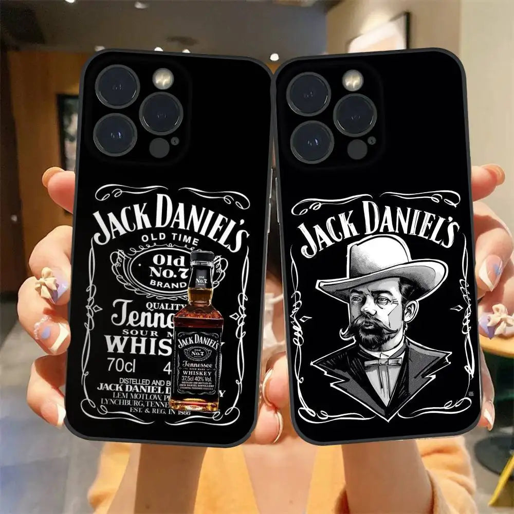 Coque de téléphone rétro classique J-Jack Daniels pour iPhone