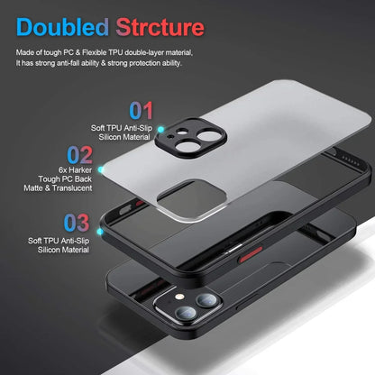 Coque de téléphone JuL pour iPhone - Finition translucide givrée