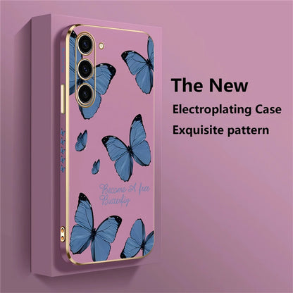Étui de téléphone papillon pour Samsung Galaxy