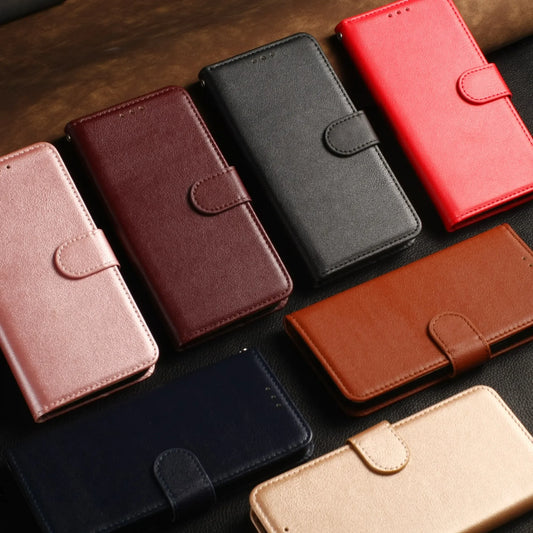 Étui portefeuille en cuir pour Huawei