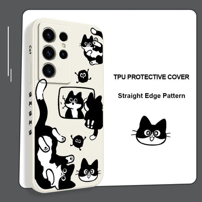 Coque de téléphone Fluffy Cat pour Samsung