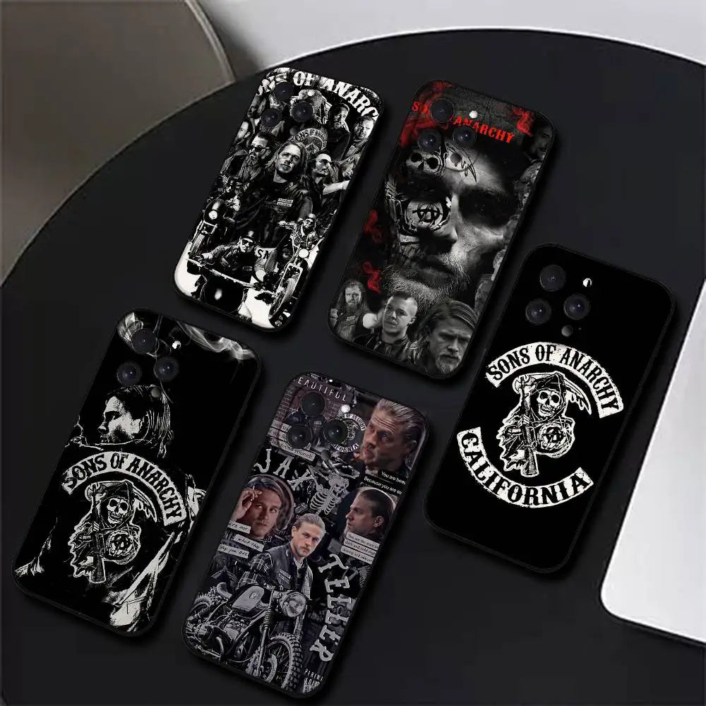 Coque de téléphone inspirée de la série télévisée américaine Sons of Anarchy pour iPhone