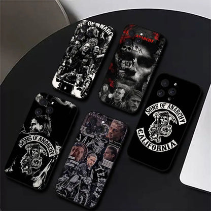 Coque de téléphone inspirée de la série télévisée américaine Sons of Anarchy pour iPhone