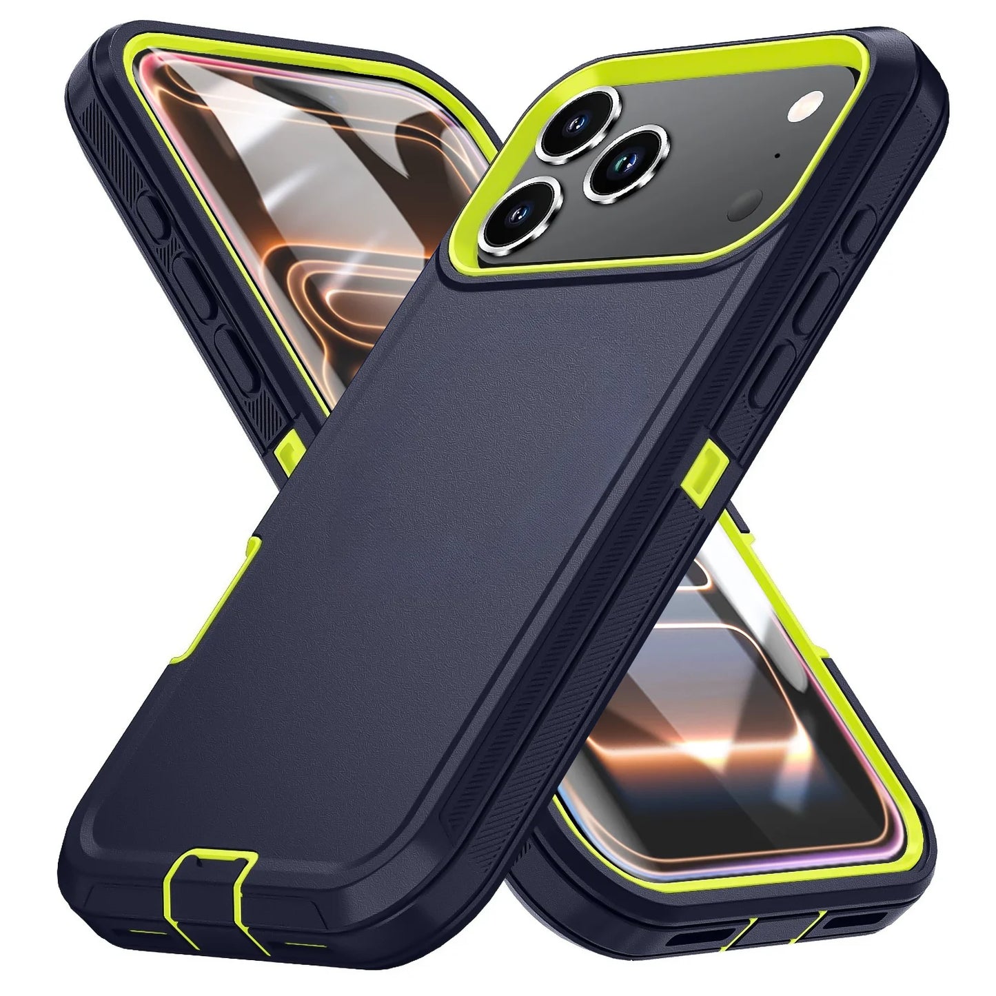 Coque de protection antichoc pour iPhone avec support