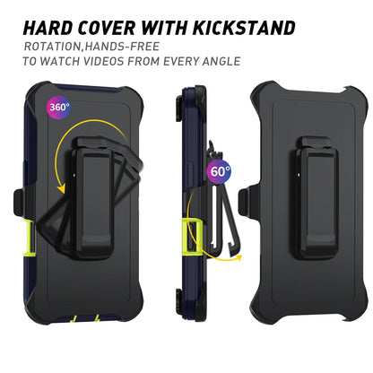 Coque de protection antichoc pour iPhone avec support