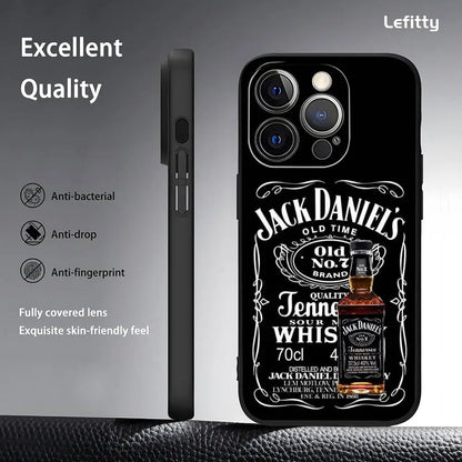 Coque de téléphone rétro classique J-Jack Daniels pour iPhone