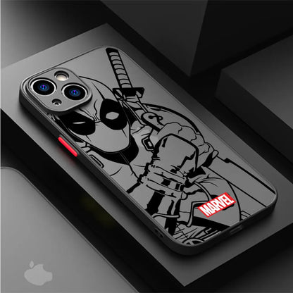 Coque mate transparente pour iPhone