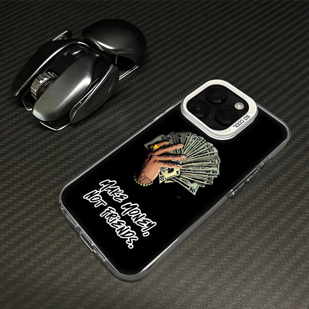 Coque de téléphone « Le temps c'est de l'argent » pour iPhone