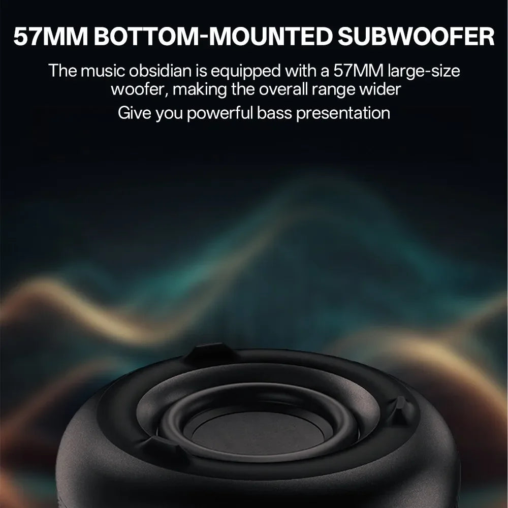 Subwoofer 57 mm monté en bas du casque pour basses puissantes et gamme sonore étendue