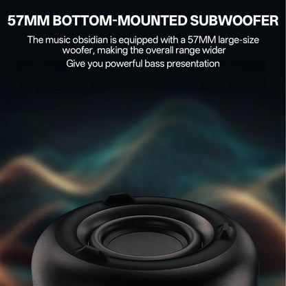 Subwoofer 57 mm monté en bas du casque pour basses puissantes et gamme sonore étendue