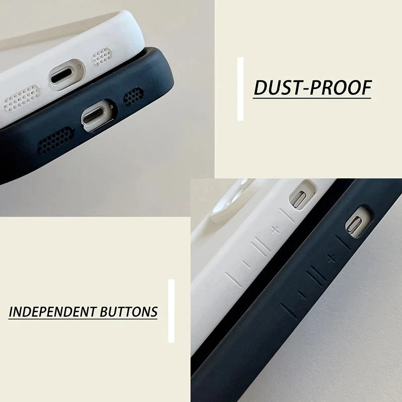 Coque de téléphone avec un adorable chat noir de dessin animé pour Samsung