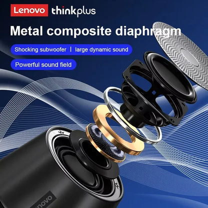 Haut-parleur Lenovo Thinkplus avec diaphragme composite métallique, subwoofer puissant et son dynamique