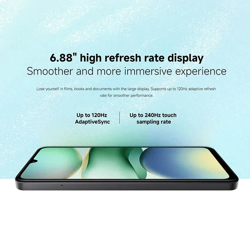 Smartphone écran 6,88 pouces haute fréquence 120Hz AdaptiveSync 240Hz taux de rafraîchissement tactile