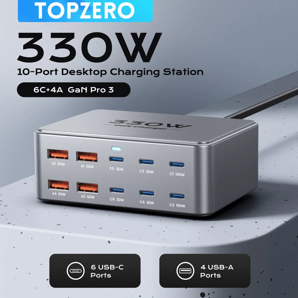 Station de charge rapide multiport